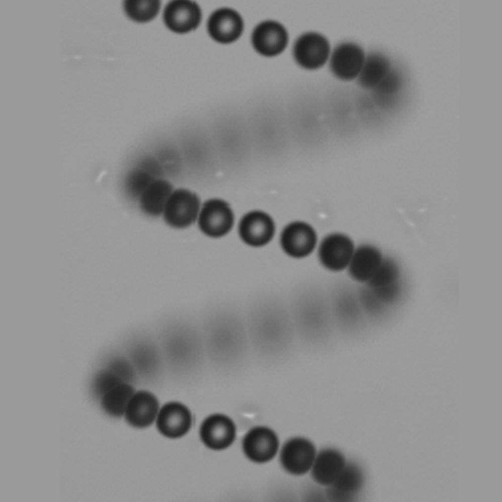 helical propulsion of particle 